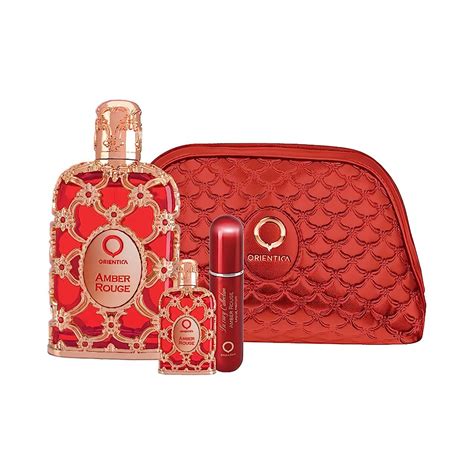 Kit Perfume Orientica Amber Rouge Edp 80ml