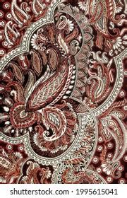 Traditional Paisley Pattern Border Design Stock Illustration 1995615032 | Shutterstock