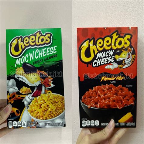 Jual CHEETOS MAC AND CHEESE CHEESY JALAPENO FLAMIN HOT MAC AND CHEESE USA MAC FLAMIN