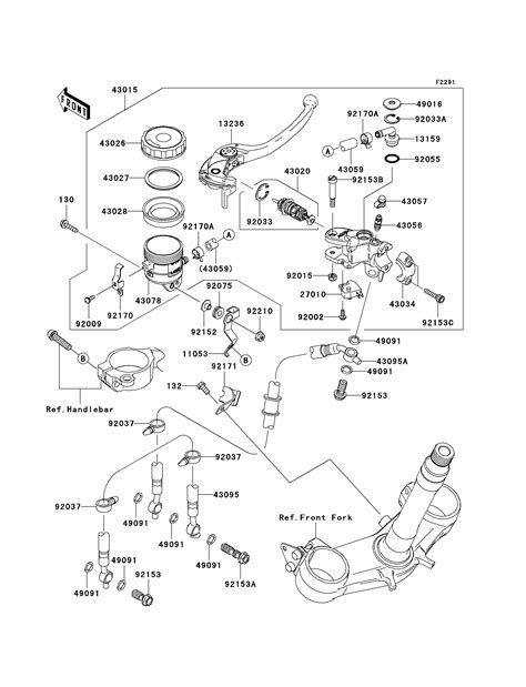 Maitre Cylindre Av Pour Ninja Zx R Zx P F Noir Esprit Kawasaki