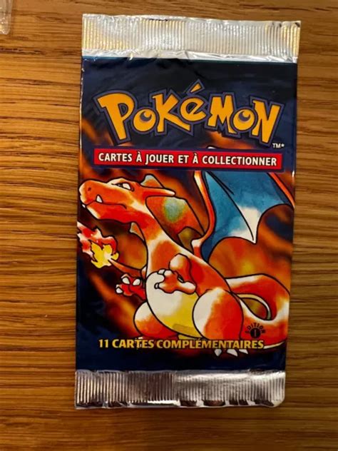 Booster Pokemon Set De Base Edition Fr Dracaufeu Charizard Vide