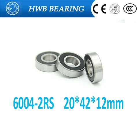 Aliexpress.com : Buy 10Pcs 6004 2RS 6004RS 6004rs 6004 rs Deep Groove ...