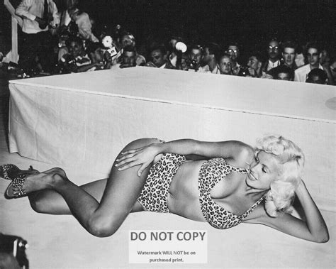 Jayne Mansfield Actress And Sex Symbol Pin Up X Publicity Photo
