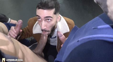 Well Fucked By Two Big Dicks On The Parking Lot Gay Porn Video Frenchporn