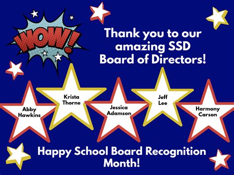 School Board Recognition Month - Sherwood School District