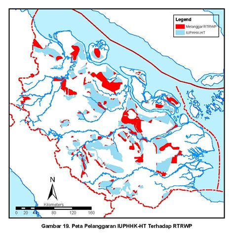 Peta Perkembangan Hutan Lindung Provinsi Riau Dari Tahun 1986 Pulau