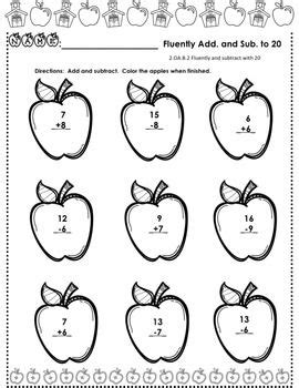 Add And Subtract To Ccss Oa B Adding And Subtracting Addition