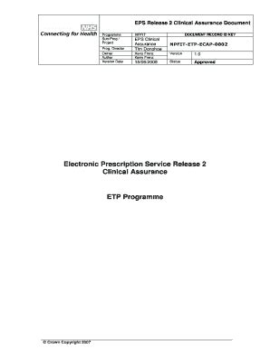 Fillable Online Developer Nhs Project Initiation Document Template Fax