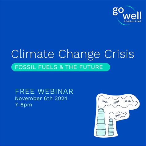 Climate Change Crisis: Fossil Fuels & The Future - Go Well Consulting