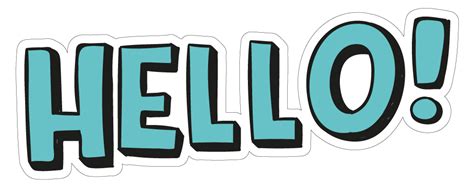 Стикер hello (42 фото)
