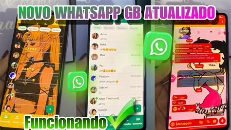 Saiunovo Whatsapp Gb Atualizado Funcionando Tudo Youtube