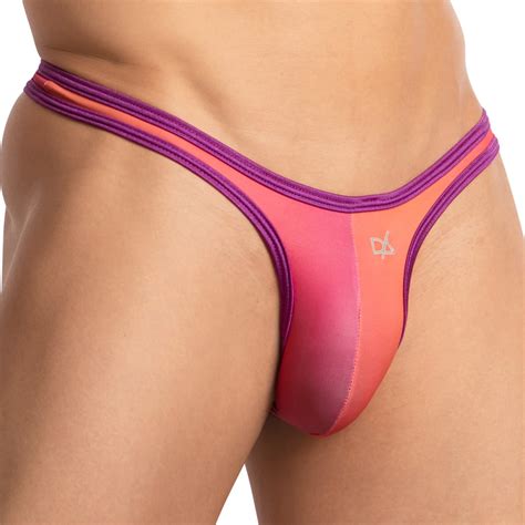 Mens Sexy Jockstrap Skimpy G String Vibrant Color Pouch Bikini Thong
