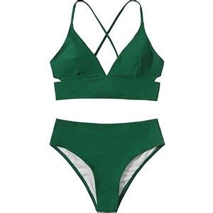 Ghemdilmn Costume Da Bagno Separato Da Donna Costume Da Bagno Separato Sexy A Vita Alta Bikini