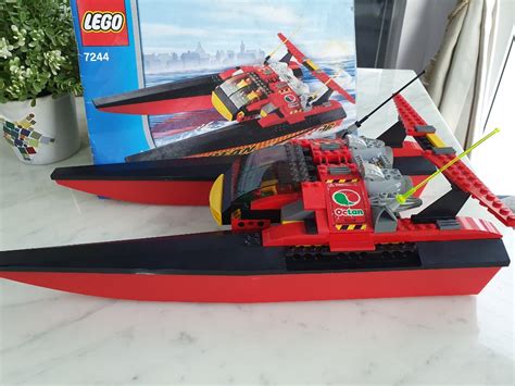 Lego 7244 Speedboat Complete Set but without motor, Hobbies & Toys ...