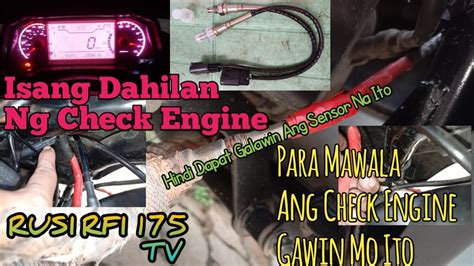 ISANG DAHILAN NG CHECK ENGINE NI RFI AT PAANO MAWAWALA ITO L RUSI RFI