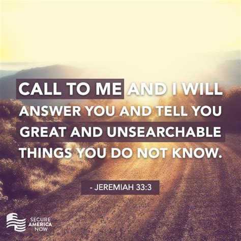 Call To Me And I Will Answer You And Tell You Great And Unsearchable