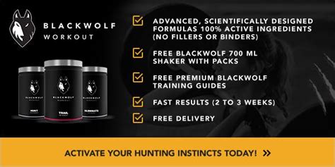 Blackwolf Pre Workout Supplement Reviews And Price In Usa Ca Uk Au Nz