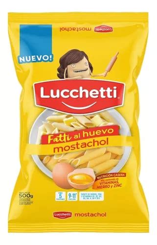 Fideos Lucchetti Mostachol Al Huevo X Gr Mercadolibre