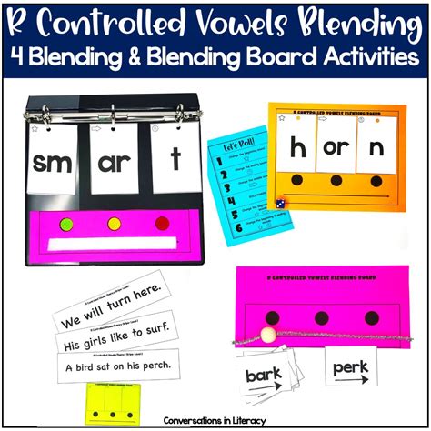 R Controlled Vowels Blending And Segmenting Phonics Activities Blending