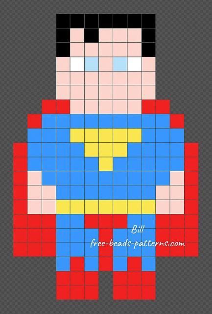 An Image Of A Pixellated Superman