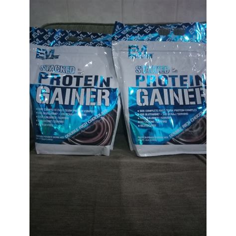 Jual Evl Stacked Protein Gainer 12lbs Evlution Nutrition Shopee Indonesia