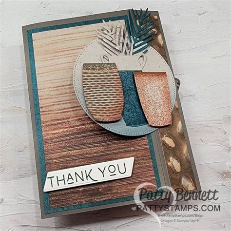 Stampin UP Earthen Textures Bundles Card Idea By Patty Bennett Fun