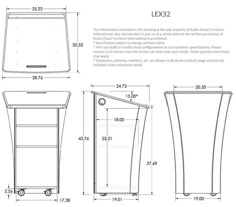 Lex32 Executive Lectern