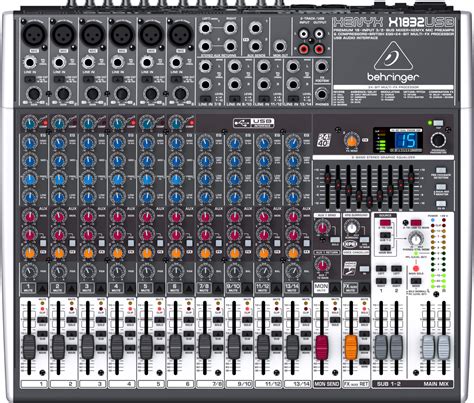 Микшерный пульт BEHRINGER XENYX X1832USB - купить в Москве и Санкт ...