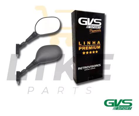 Par Retrovisor Xt 660 Giro 360 Gvs Rosca Yamaha Convexa Frete grátis