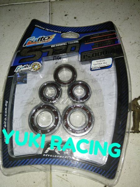 Jual BEARING FULL SET RASIO KRUK AS FAITO RACING S720 Suzuki Satria R