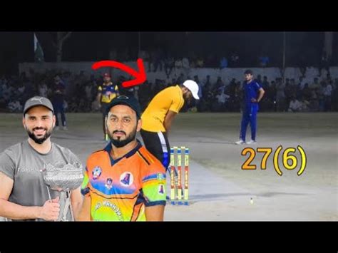 Need Runs From Balls Tamour Mirza Vs Khurram Chakwal Super Over