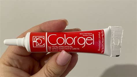 Пищевой краситель Colorgel Пищевой гель-краситель Super Red | отзывы