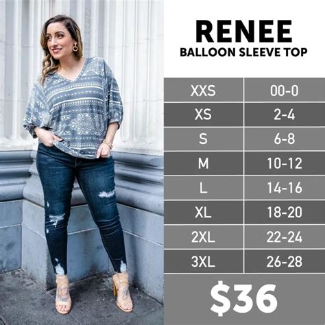 Lularoe Styles Size Charts Pricing Artofit