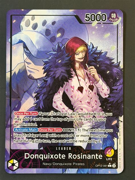 OP12-061 Donquixote Rosinante - One Piece Legacy of The Master Leader