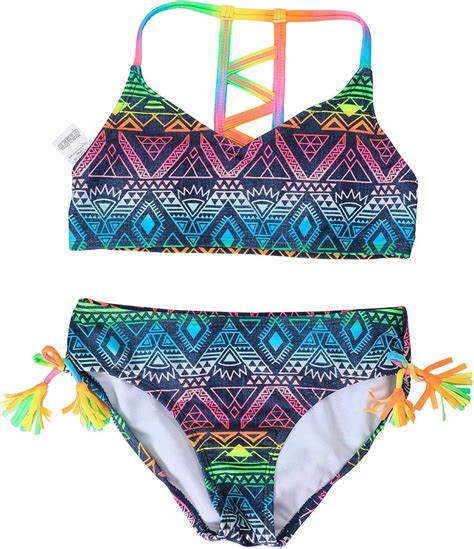 Amazon Dayu Girls Fashionable Bikini Set Beach Piece Swimsuit Bathing Suit Clothing