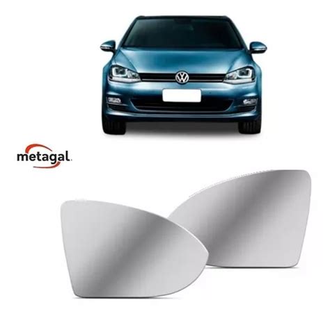 Par Lente Espelho Retrovisor Vw Golf 2015 2016 2017 Metagal