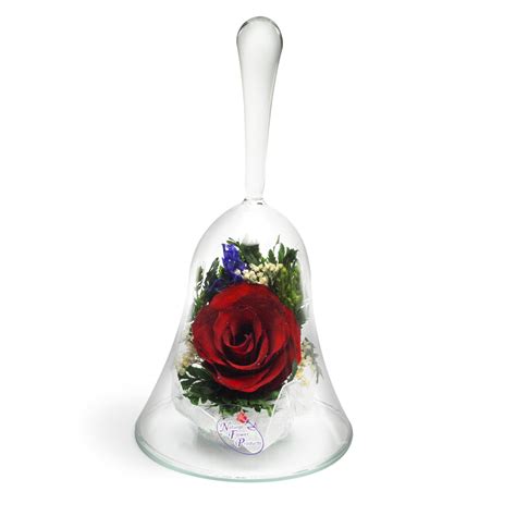 Живые цветы в стекле (вакууме) - купить в Москве