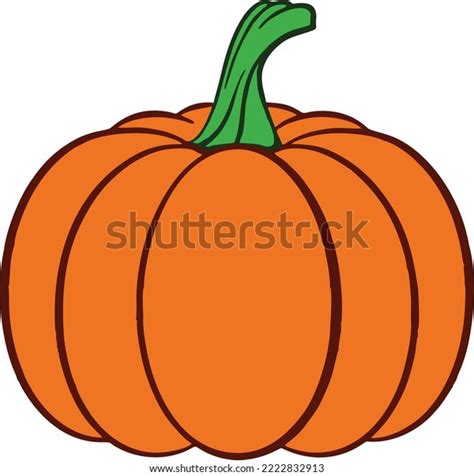 Pumpkin Cartoon Drawing Sketch Design Fresh Stock Vector (Royalty Free ...