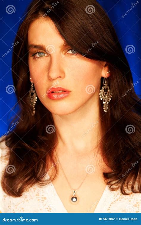 Brunette Model Pose Stock Photo Image Of Bizness Care