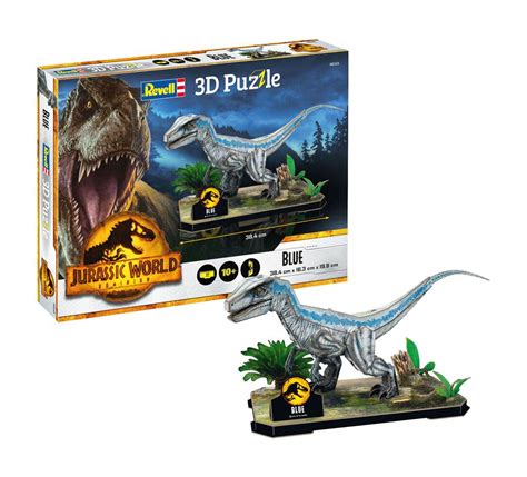 Jurassic World Dominion 3d Puzzle Blue 38 Cm Figurescz