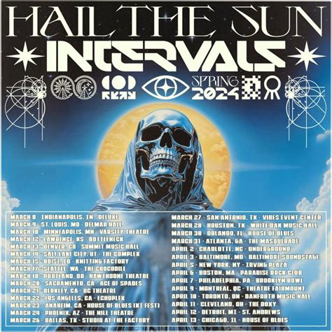 Hail The Sun Intervals Announce 2024 Co Headlining North American Tour