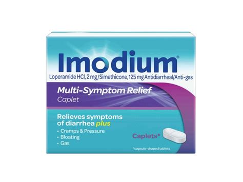 IMODIUM Multi Symptom Relief Anti Diarrheal Medicine Caplets IMODIUM