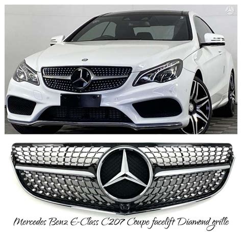 Mercedes Benz E klasė C207 Coupe AMG Diamond grille Mercedes benz e