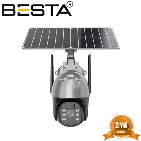 Besta Solar Speed Dome Wifi PTZ Kablosuz Güvenlik Kamerası KD 2085