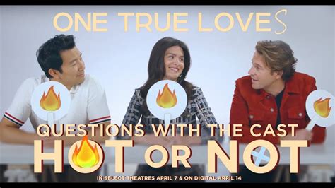 One True Loves Phillipa Soo Simu Liu And Luke Bracey Play Hot Or Not