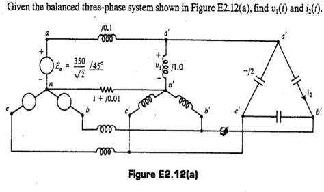 Solved Given The Balanced Three Phase System Shown In Figure