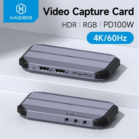 Карта видеозахвата Hagibis 4K | AliExpress
