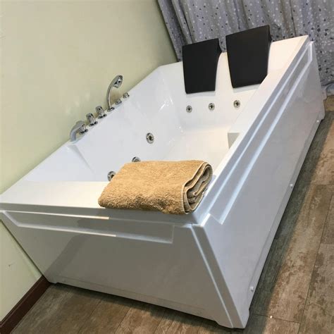 2 Person Jetted Tub for Couples | Empava 72JT367LED