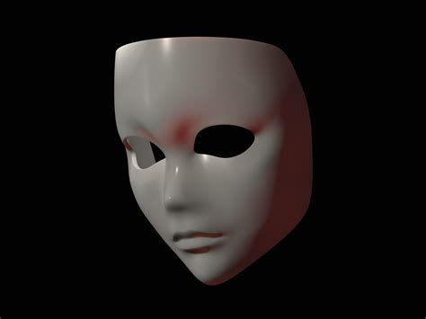 Free Japanese Dolly Mask Puppet Anime Face Model Turbosquid 2149985
