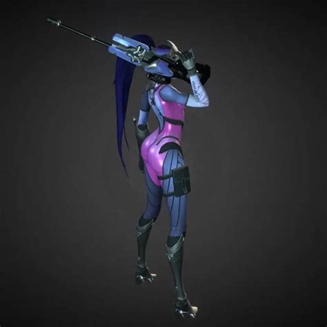 Widowmaker Overwatch Figures 3d Printing Model Stl